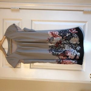 H&M purple floral dress